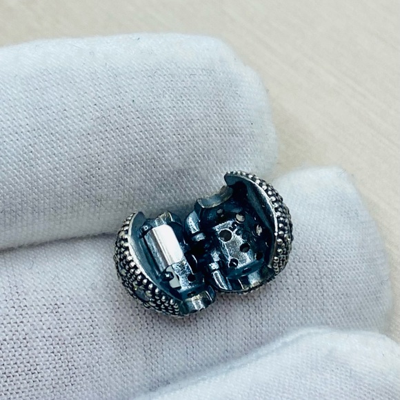 EUC Pandora 791286CZ Sterling Silver Cosmic Stars Clip w/ Clear Zirconia - Picture 9 of 11